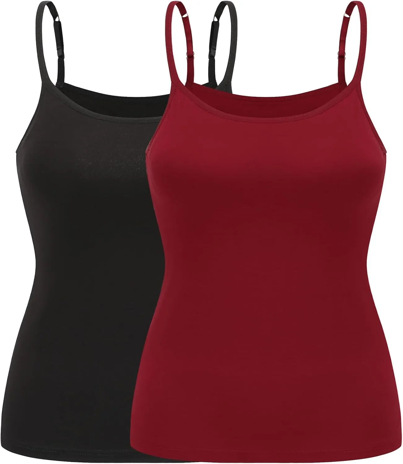 Womens Modal Built-in Bra Padded Camisole Yoga Tanks Tops