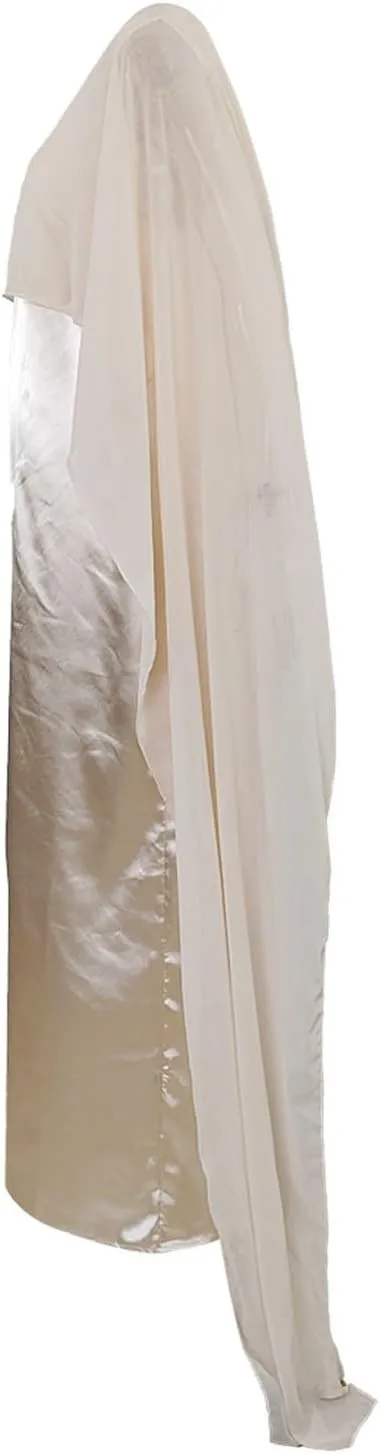Women's Muslim Chiffon Dress Round Neck Loose Swing Middle Eastern Robe Maxi Long Dresses Fashion Bat Sleeves Dress