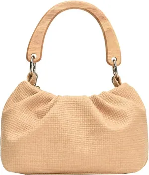 Womens Ruched Shoulder Crossbody Bag Cloud Totes Clutch Bucket Purse Small Mini Cute Tote Handbag Satchel
