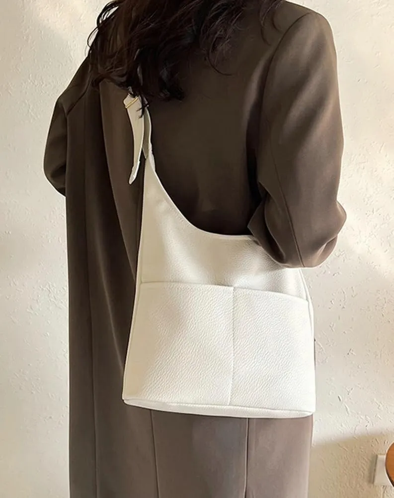 Women's Soft PU Leather Shoulder Crossbody Bag Large Bucket Totes Fashion Handbag Purse Top Handle Bag