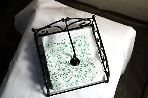 Worthy Shoppee Handmade Iron Napkin Holder for Napkin and Tissue Papers Upto 6 inches