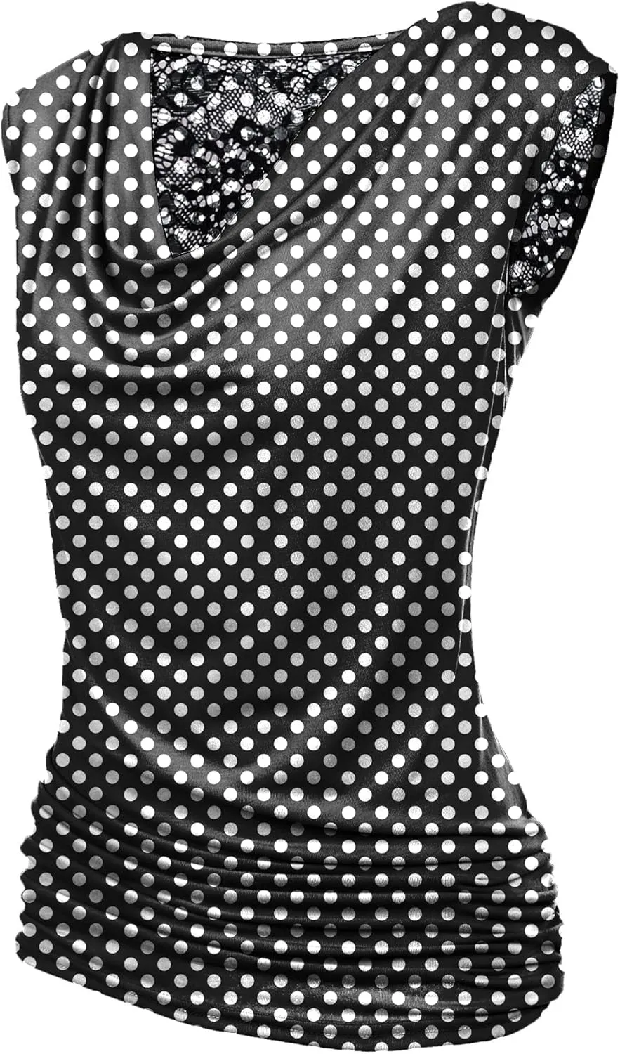 Zeagoo Tank Top for Women Trendy Going Out Tops Sleeveless Shirts Ruched Business Casual Basic Tunic Tops